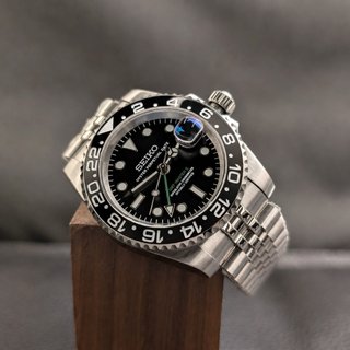 Seiko Mod GMT Bruce Wayne NH34 Automático 40 mm