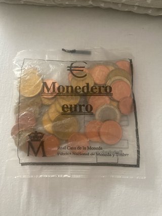 Bolsa Monedas Euro 2001
