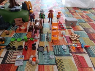 Casa del árbol Playmobil con accesorios