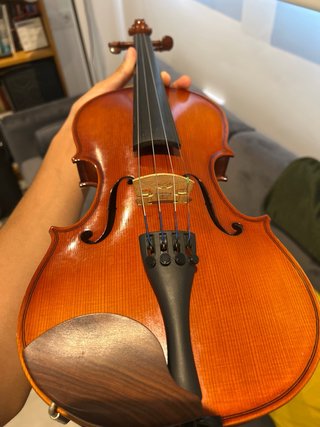 Violín Sielam con funda y arco de 3/4