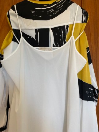 Vestido seda Purificación García estampado