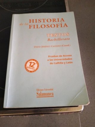 Libro Historia de la filosofía.Pruebas de acceso.