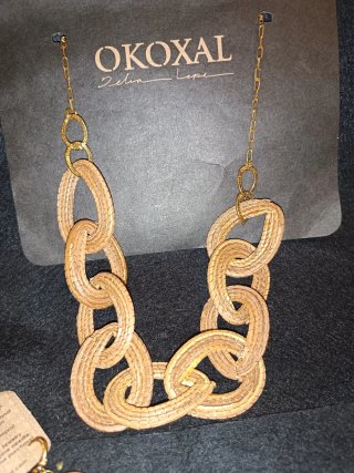 Set Collar y Pendientes OKOXAL Artesanal México