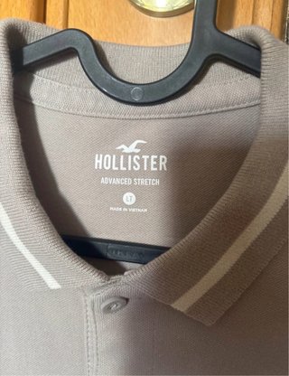 Polo Hollister Talla LT Beige