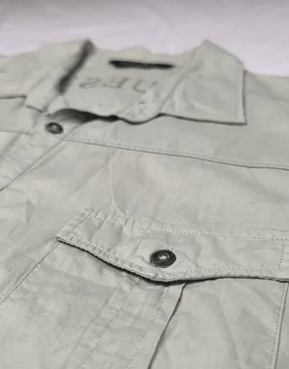 Camisa Guess by Marciano Gris Manga Corta Talla S