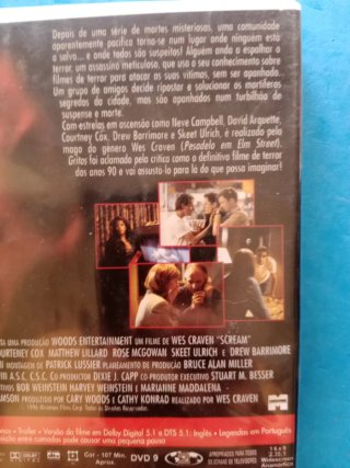 DVD Gritos (Scream) - Suspense/Terror