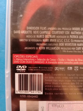 DVD Gritos (Scream) - Suspense/Terror