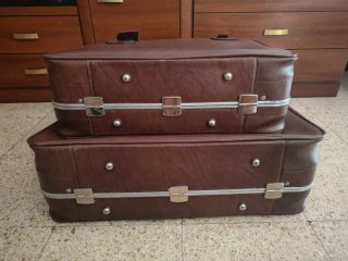Maletas Vintage Marrones LOEDS (2 unidades)