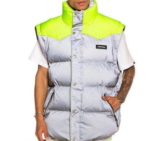 Abrigo Grimey Gris y Amarillo
