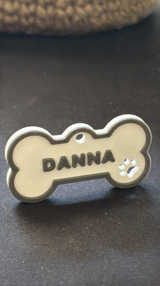 Chapa para perro personalizada