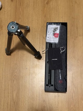 Trípode de viaje para camara ulanzi carbono