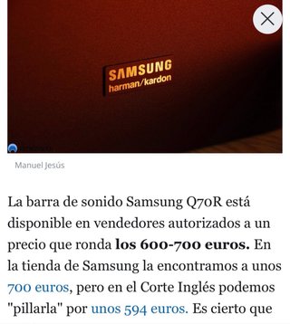 Barra de Sonido Samsung Q70R