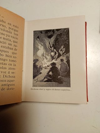 Don Quijote, miniatura ilustrado por José Passos.