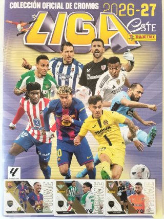 INTERCAMBIO CROMOS DE FUTBOL LIGA 26-27 DE PANINI.