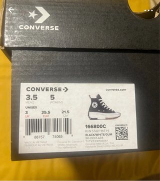 Converse Run Star Hike Negras Talla [Talla]