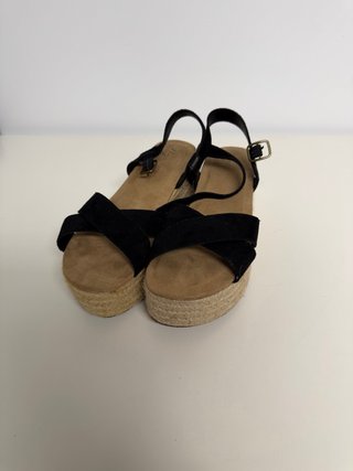 Sandalias negras plataforma