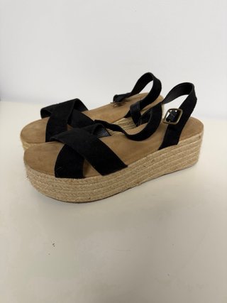 Sandalias negras plataforma