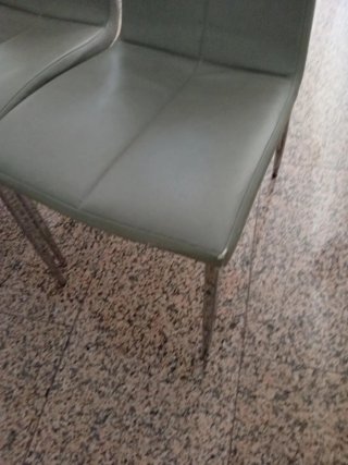 Juego de 4 sillas de comedor grises
