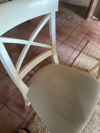 6 Sillas Comedor Tapizadas Madera