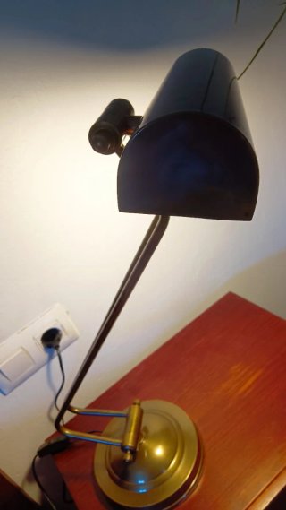 Lámpara de Escritorio Italiana Vintage Años 90 '