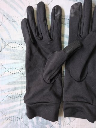Guantes Running Kalenji Talla M Negros