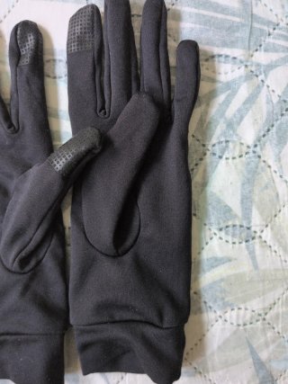 Guantes Running Kalenji Talla M Negros