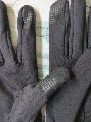 Guantes Running Kalenji Talla M Negros