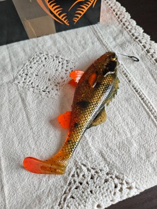 Vinilo Pesca 4D Perch Shad 20cm (3 uds)