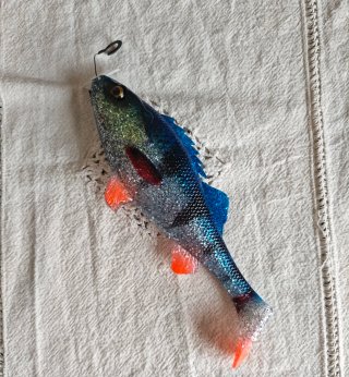 Vinilo Pesca 4D Perch Shad 20cm (3 uds)