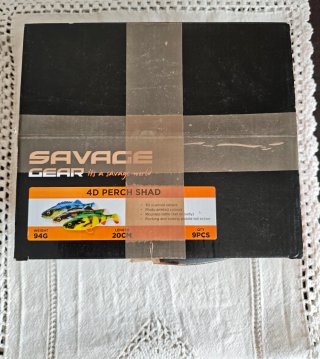 Vinilo Pesca 4D Perch Shad 20cm (3 uds)