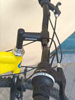 Bicicleta BTT Basic Azul y Amarilla