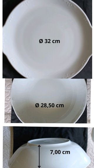Bidasoa Ensaladera y Fuente Porcelana