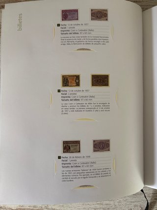 El Franquismo en Sellos y Billetes BILLETES MONEDA