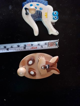Colgadores de madera decorativos