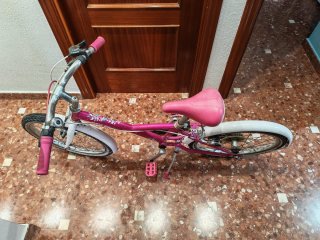 Bicicleta niña Btwin rosa de hadas