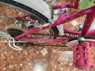 Bicicleta niña Btwin rosa de hadas