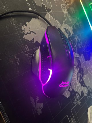 Ratón Gaming Mars Gaming USB RGB Negro
