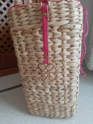 Bolso capazo Cuplé conchas y perlas