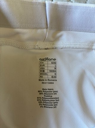 Culotte blanco oxylane