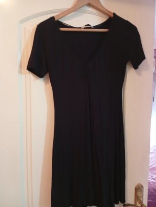 Vestido peto vaquero negro talla M