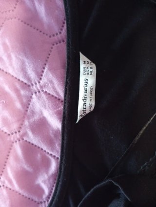 Vestido peto vaquero negro talla M