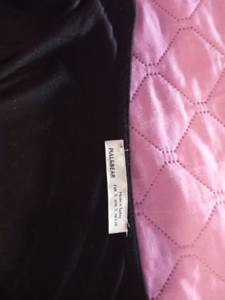 Vestido peto vaquero negro talla M
