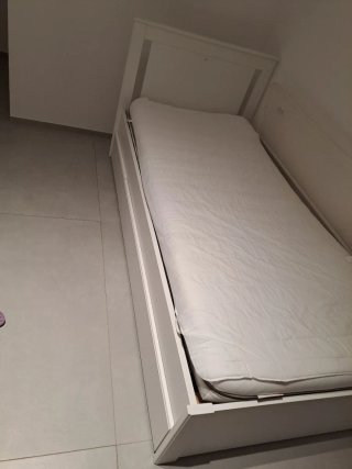 Lettino singolo IKEA bianco