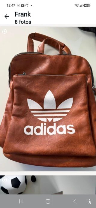 Mochila Adidas Marrón
