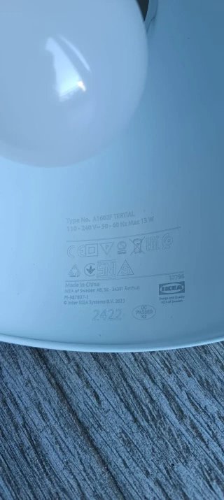 4 Lámparas Flexo Blancas IKEA Tertial