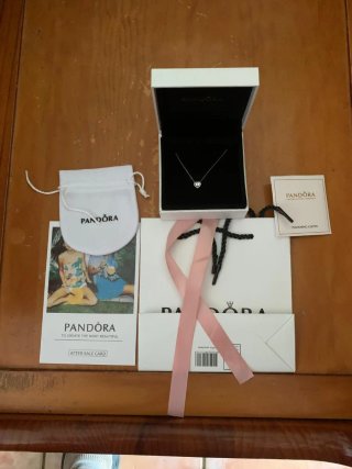 Collar Pandora Corazón Brillante