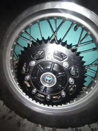 Ruedas Kawasaki KLE 500.Rodamientos nuevos