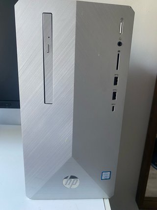 PC HP con Monitor 19 Plata/Negro