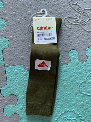 Calcetines Condor Talla 6 Verde Lycra