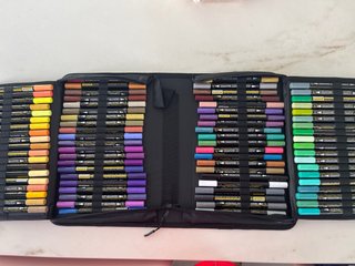 Rotuladores Acrílicos Dual Tips 120pcs